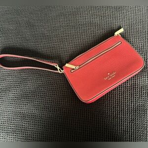Kate Spade Scarlet Red Wristlet